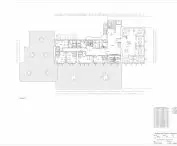Interior adaptation project of Browar Mieszczański in Wrocław, 3rd floor plan