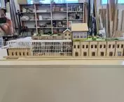 Projekt adaptacji wnętrz Browaru Mieszczańskiego we Wrocławiu, makieta