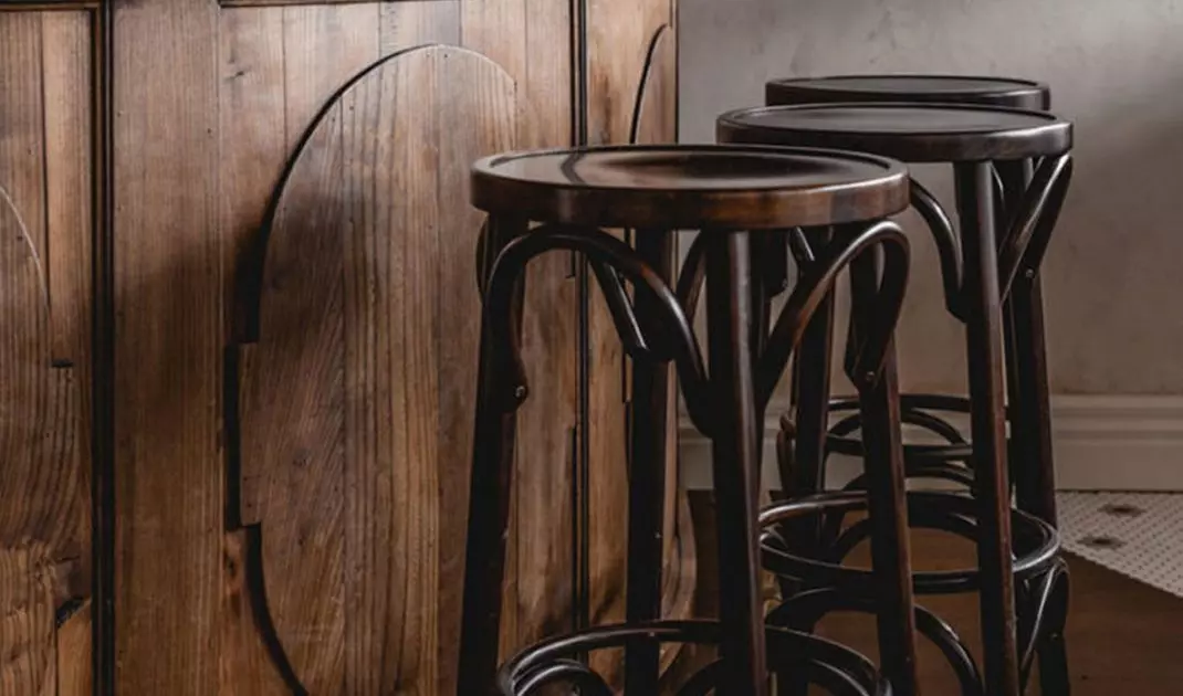 Hockers suitable for retro-style interiors
