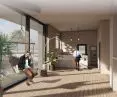 I Nagroda w konkursie na projekt Domu Sportowca, wnętrze