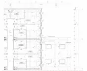 Wyróżnienie honorowe w konkursie na projekt Domu Sportowca, fragment rzutu