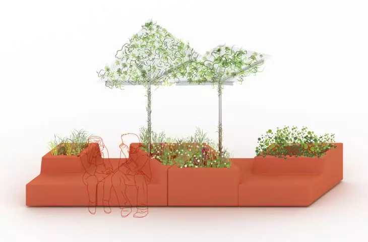 urban furniture, Nowa Towarowa 