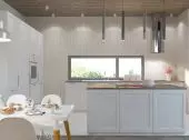 Design of a house with a terrace - uA115