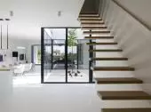 Dom z atrium w Gliwicach projektu INOSTUDIO architekci