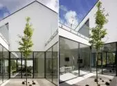 Dom z atrium w Gliwicach projektu INOSTUDIO architekci