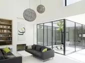 Dom z atrium w Gliwicach projektu INOSTUDIO architekci