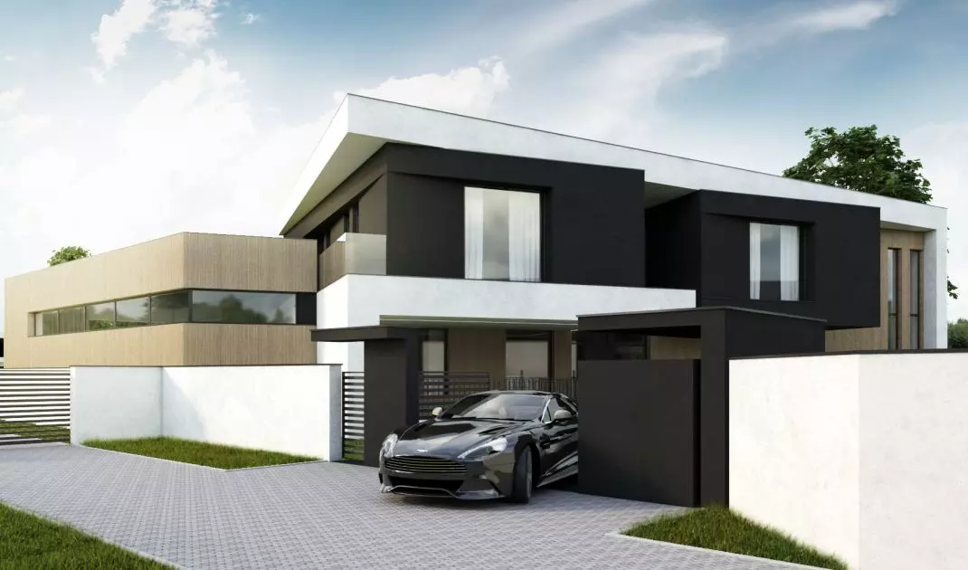 Villa with swimming pool in the body of the BIAMS project