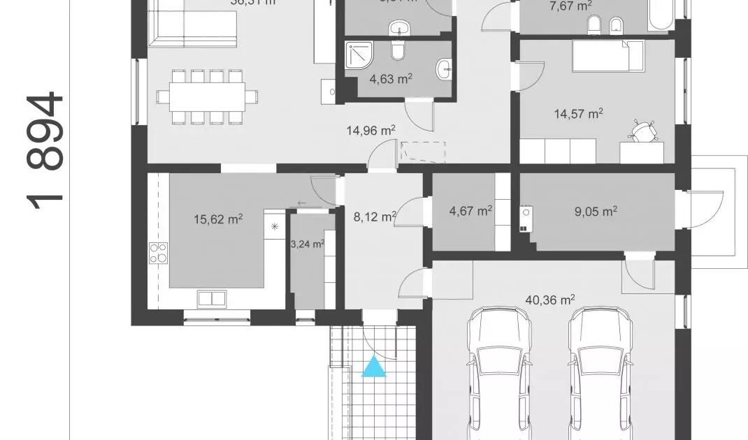 single-storey house uA9v3
