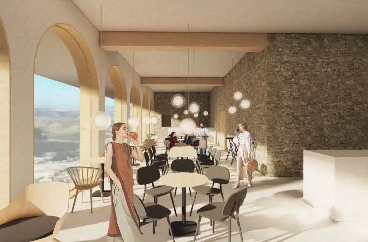Restauracja z widokiem na okolicę