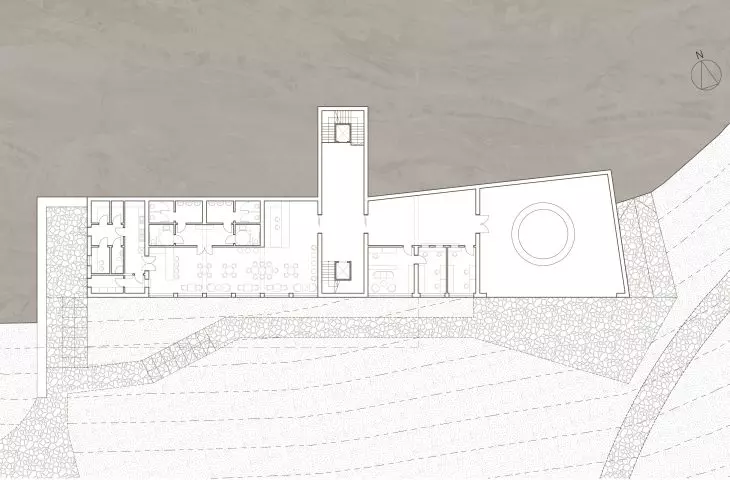 First floor plan of the concert hall