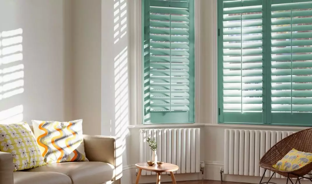 Shutters can be a stylish color accent