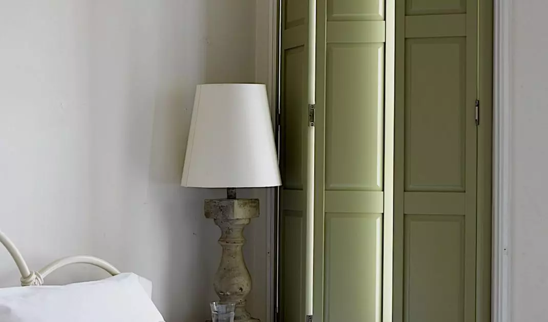Shutters are perfect for the bedroom