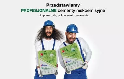 Nowe niskoemisyjne cementy workowe Vertua®