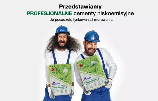 Nowe niskoemisyjne cementy workowe Vertua®
