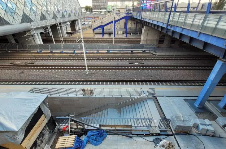 Tzw. Dworzec Główny w Poznaniu - rozbudowa o nowy peron i tunel dla pieszych