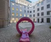 Lodz Art Museum expansion, courtyard