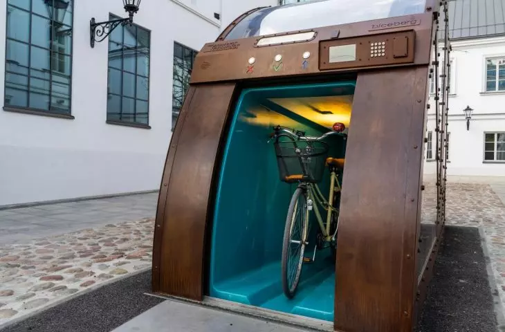 First underground bicycle parking in Poland