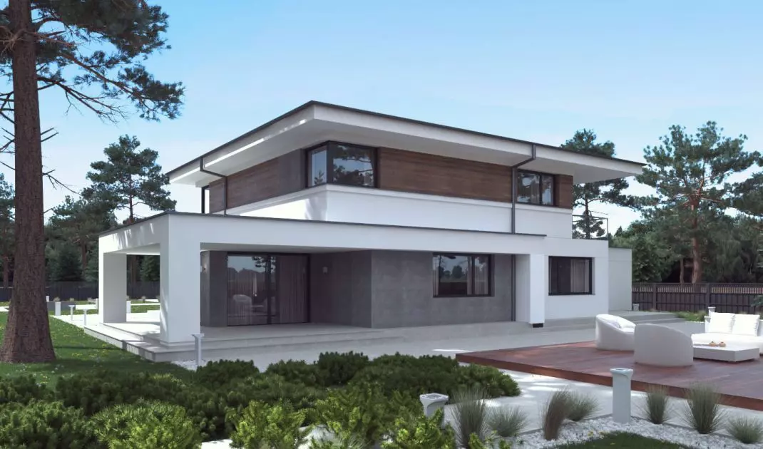 A house with modern character