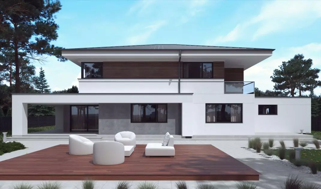 A house with modern character