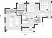 A house with modern character