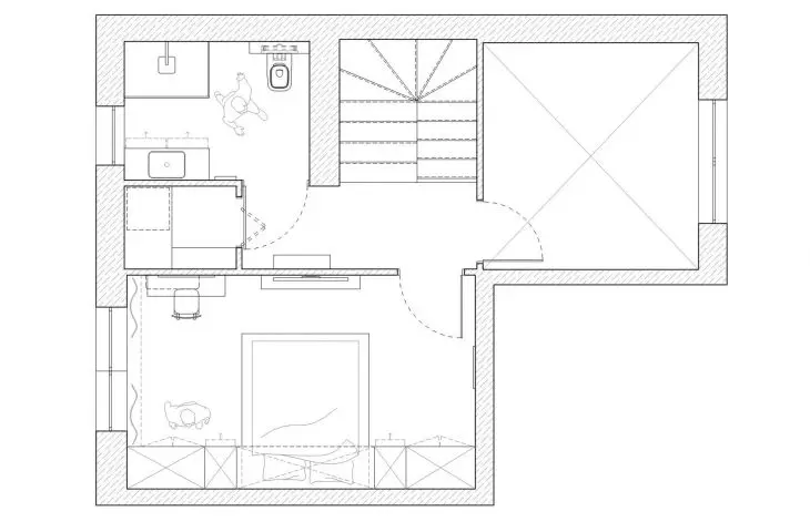Apartment in Wroclaw, floor plan