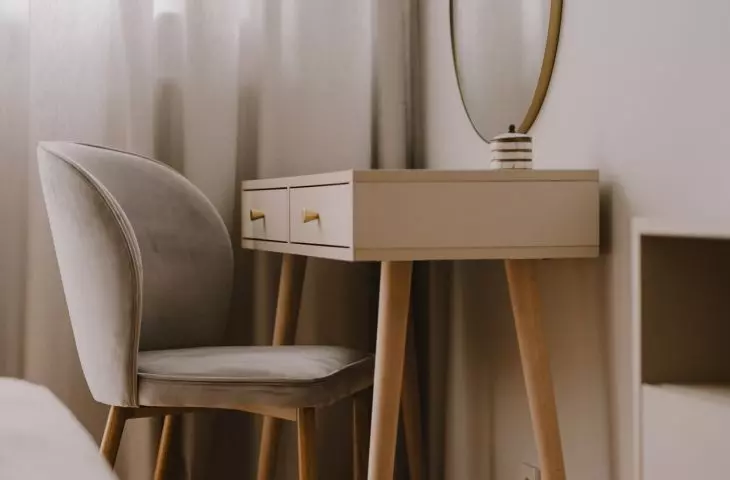 Toilet in the bedroom