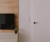 Space for a TV in the bedroom