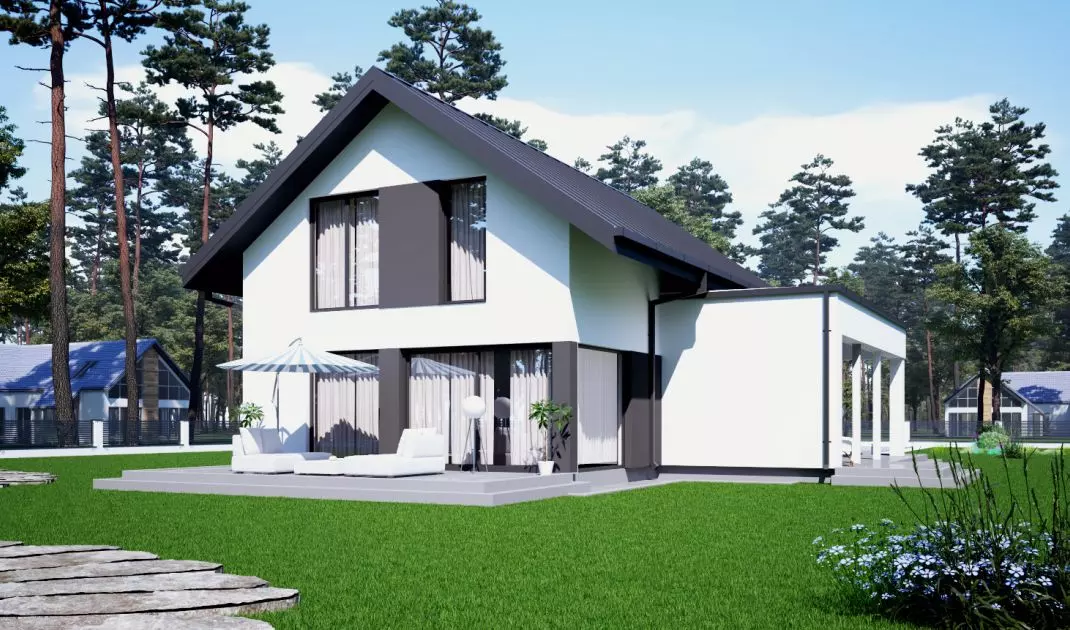 A house with an unusual shape