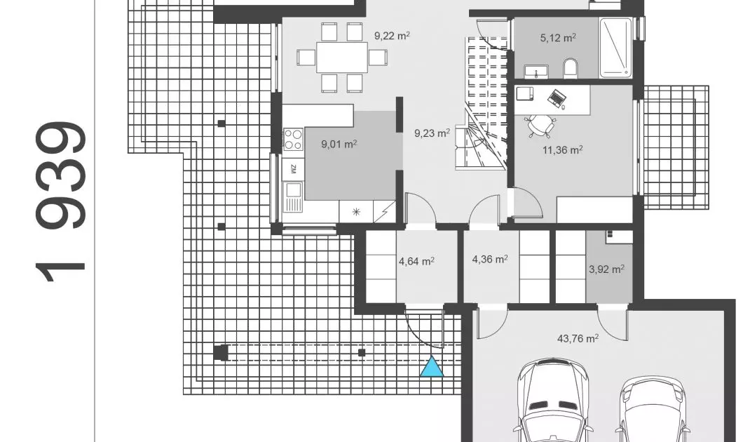 A house with an unusual shape