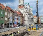 Stary Rynek w Poznaniu - przebudowa płyty - czerwiec 2022