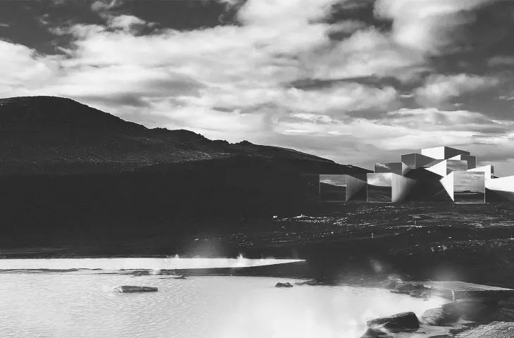 Secret Garden Project, view from the thermal pools