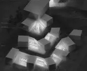 Secret Garden project, axonometry