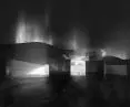 Building visible at night