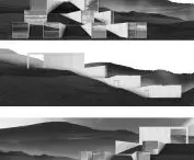Secret Garden project, elevations