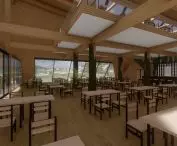 Wnętrze restauracji na parterze