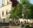 Visualization of the Old Market Square in Poznań after renovation