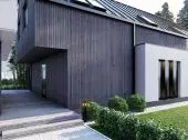Modern house with a usable attic