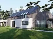 Modern house with a usable attic