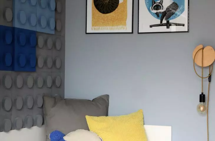 Lego-themed room