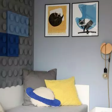 Lego-themed room