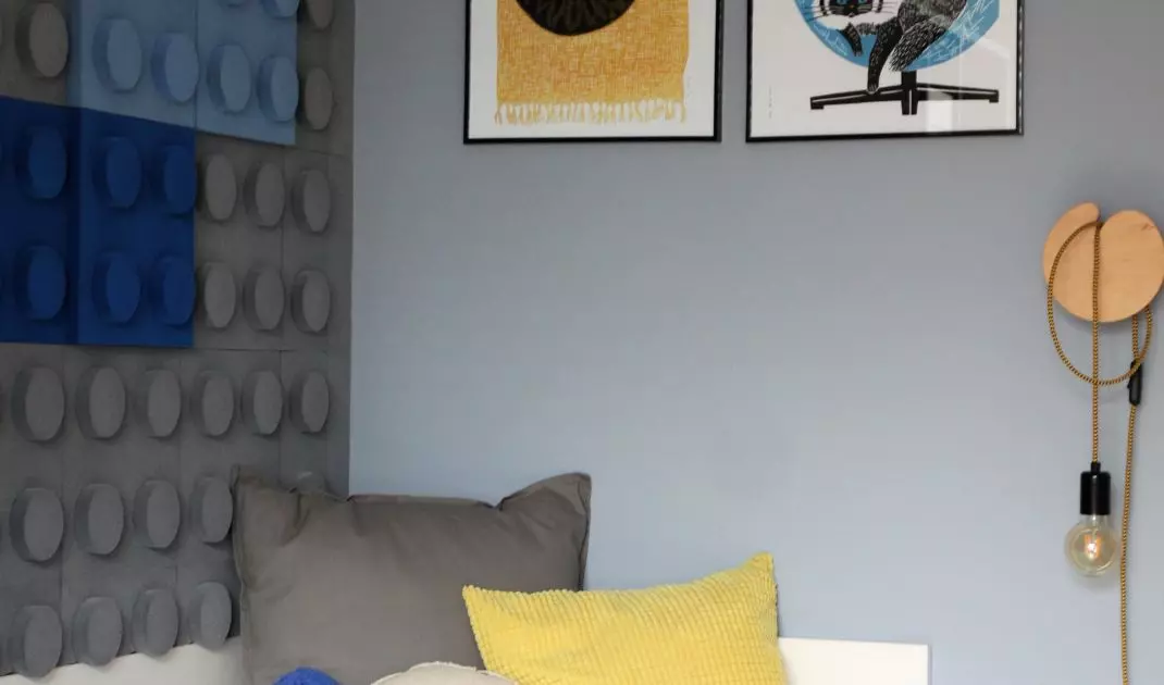 Lego-themed room