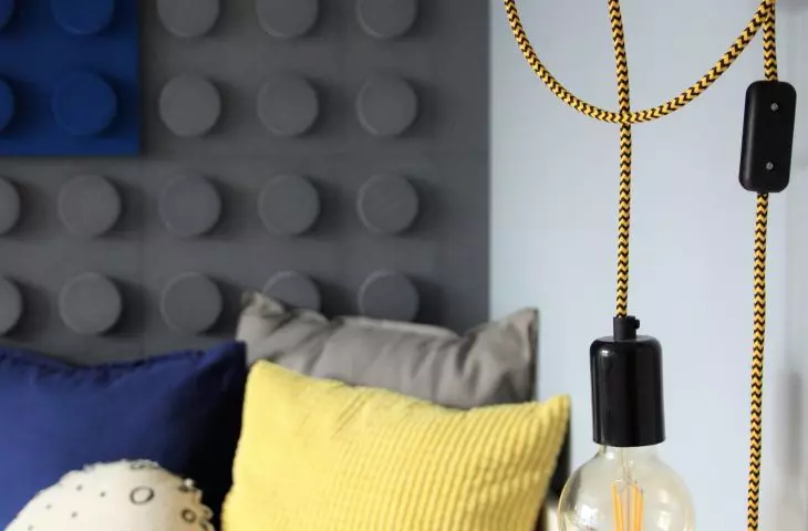 Lego-themed room
