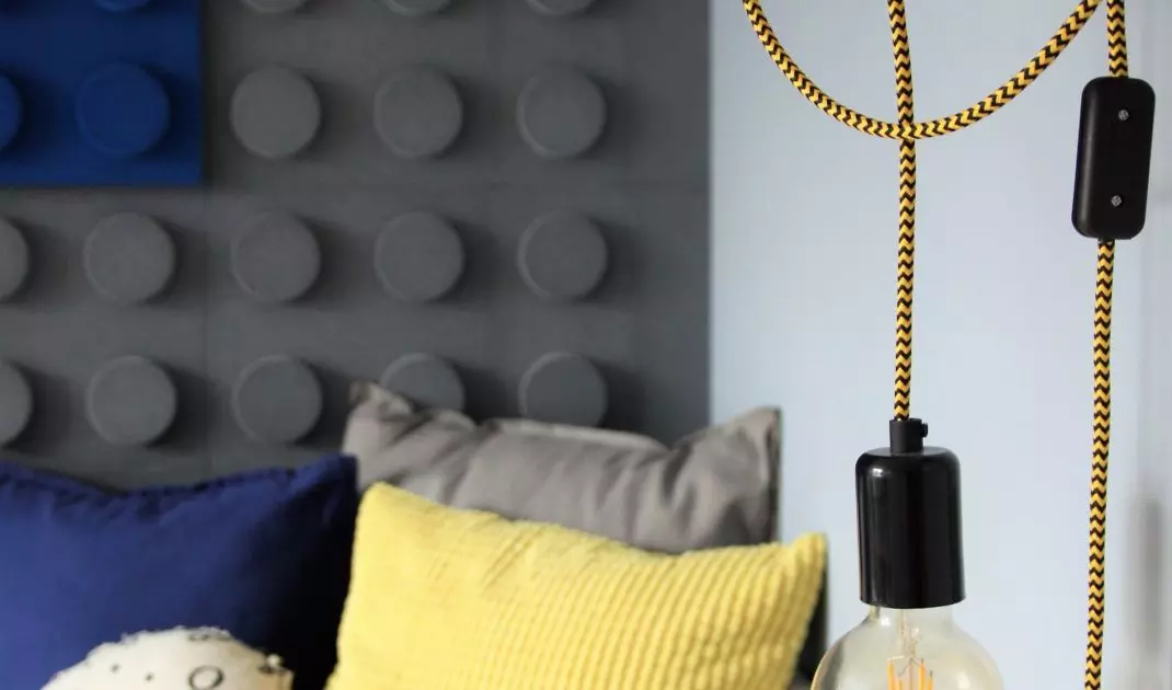 Lego-themed room