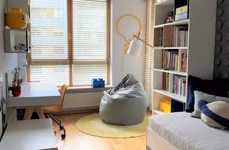 Lego-themed room