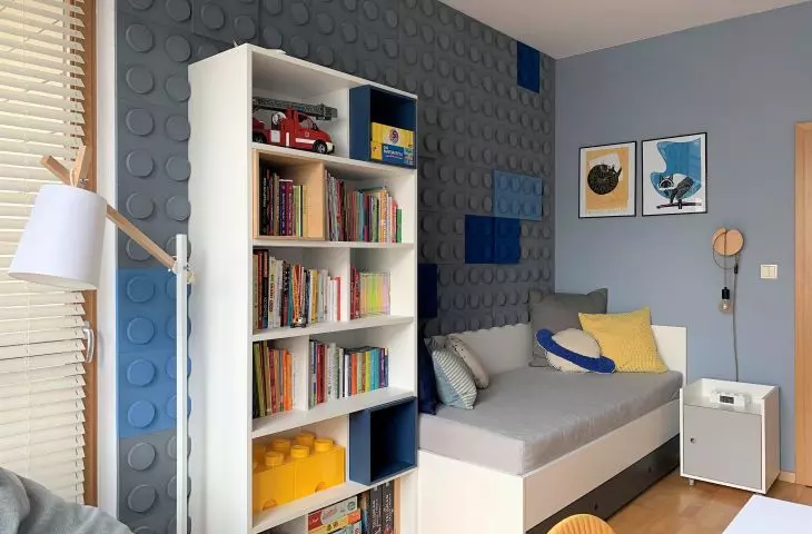 Lego-themed room