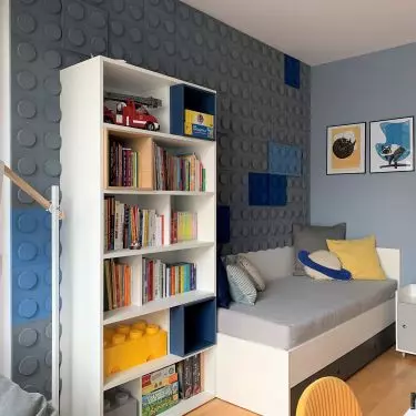 Lego-themed room