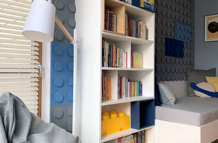 Lego-themed room