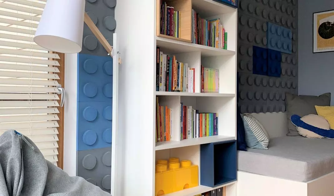 Pokój z motywem klocków Lego