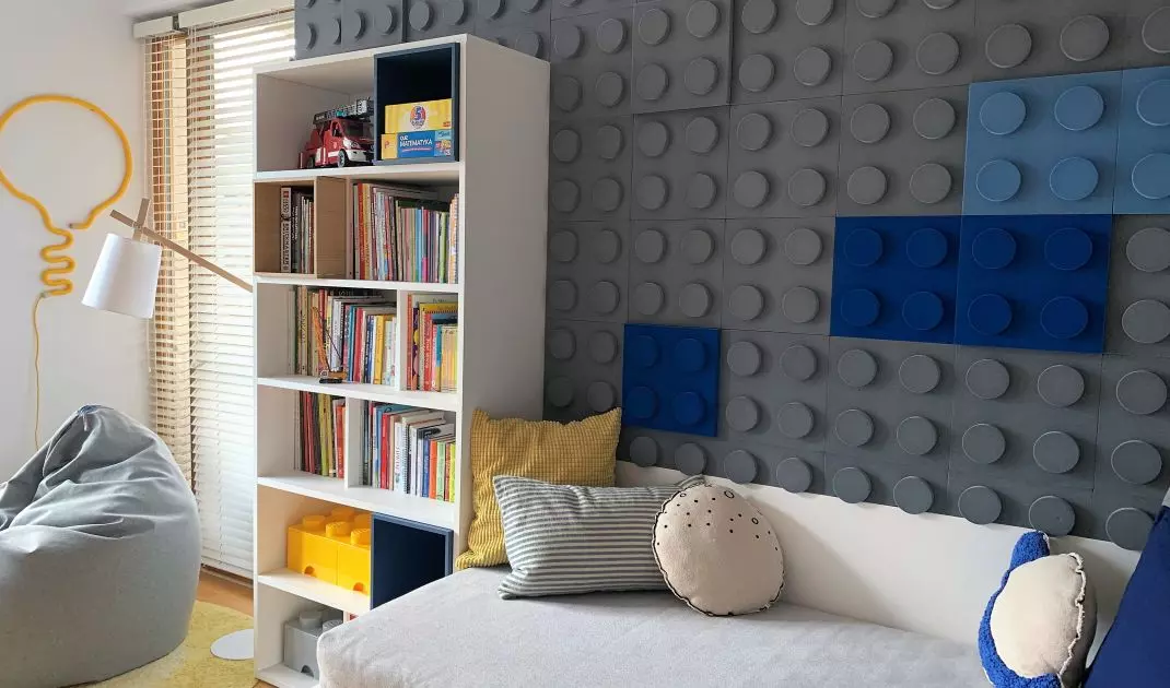 Pokój z motywem klocków Lego