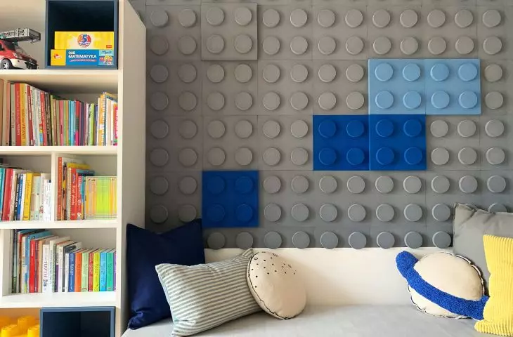 Lego-themed room